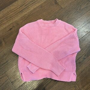 Abercrombie finch pink sweater